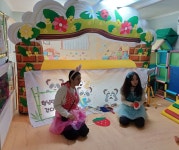 인형극:형님반으로 간다네/하트 데칼코마니 - 햇빛반(2023년 1세반) - 꿈초롱어린이집(영세아 전용) 인형극:형님반으로 간다네/하트 데칼코마니