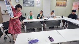 해뜨는공예놀이터협동조합 | 11. 릴레이게임 - 창의공예 - 장애인야학 해뜨는학교 11. 릴레이게임