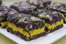 흑미호박설기 - 설기떡 - 예당떡방 흑미호박설기