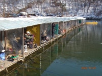 온도가 조금씩 올라갑니다. - 즐거운 낚시장 - 화도낚시공원 꺽대채비 온도가 조금씩 올라갑니다.