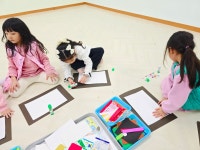 2월 3일 미술 (달반) - 방과후반(특강) 이야기 - 성저유치원 2월 3일 미술 (달반)