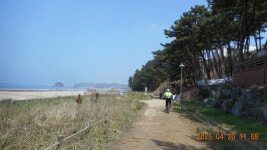 서해랑길 11차 초전항~방포항 - 라이딩 궤적과 사진 - 당진두바퀴사랑 서해랑길 11차 초전항~방포항