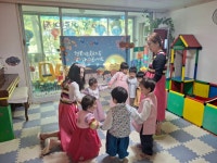 추석놀이 - 꿈친구( 실내 *실외) 전체 사진 - 행당동아이꿈어린이집 추석놀이