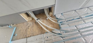 전북 완주군 화산면 신축 전원주택 건식 난방 설치 공사 - ＊단독개인/상가/전원/목조주택 - 예스온 난방 전북 완주군 화산면 신축 전원주택 건식... 