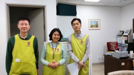 CPE 생들의 병원현장실습시간, 환자들을 만나기 위해 유니폼을 입고 출발 전 - CPE 소식 - 고대안암병원교회 CPE 생들의 병원현장실습시간... 
