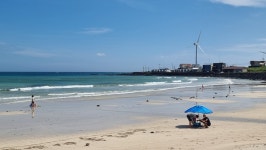 제주도 해안선 일주(5) 월정포구~하도리~성산읍~중문 - 【 제주도 】 - 지리산속으로 제주도 해안선 일주(5) 월정포구~하도리~성산읍~중문