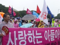 ◇제주동성애퀴어축제 반대 삼다공원 집회 ＜제주 사랑을 노래하라＞에서 찍은 행사사진입니다.[7/8신] (사진 제공 : 이상록 집사님) ㅡ삼다공원... 