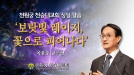 2026.4.5.보랏빛 레이저, 희망 꽃으로 피어나다』 옥윤호 교구장 (『紫のレーザー、花として咲き誇る』オク・ユンホ教区長) - 대예배 말씀... 