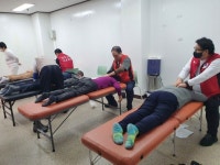 카이로프로텍 치료봉사 - 교회소식 - 한마음선교회 카이로프로텍 치료봉사