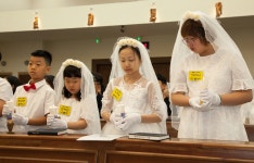 첫 영성체(2025.06.22.) - † 본당소식 - 천안용곡동성당 첫 영성체(2025.06.22.)