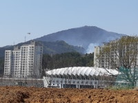 기장 철마 고촌에서 찍은 산불 - 삭제게시판 - 樂 SOCCER 기장 철마 고촌에서 찍은 산불