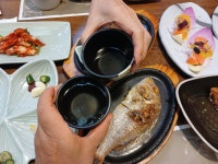 무안애꽃 연잎밥 떡갈비 한정식 - 꼰대들의 이야기 - 할리 타는 꼰대들 무안애꽃 연잎밥 떡갈비 한정식