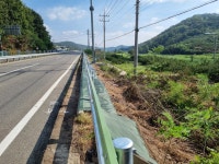 경북 / 국도28호선 의성 봉양 화전지구 2개소 도로시설물 방초매트 시공 1.(방초,식생매트) - 방초매트 - 방초,식생매트,식생토낭 시공 경북... 