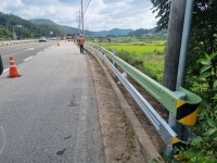 경북 / 국도28호선 의성 봉양 화전지구 2개소 도로시설물 방초매트 시공 1.(방초,식생매트) - 방초매트 - 방초,식생매트,식생토낭 시공 경북... 