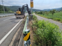 경북 / 국도28호선 의성 봉양 화전지구 2개소 도로시설물 방초매트 시공 1.(방초,식생매트) - 방초매트 - 방초,식생매트,식생토낭 시공 경북... 