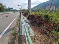 경북 / 국도28호선 의성 봉양 화전지구 2개소 도로시설물 방초매트 시공 1.(방초,식생매트) - 방초매트 - 방초,식생매트,식생토낭 시공 경북... 