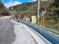 강원 / 평창 군도4호선 도로확,포장공사 방초매트 시공.(방초,식생매트)... 강원 / 평창 군도4호선 도로확,포장공사 방초매트 시공.(방초,식생매트)