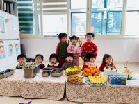 크리스마스파티 - 맛있는 미니뷔페 - 2023씨앗반 - 시립은계2 어울림어린이집 크리스마스파티 - 맛있는 미니뷔페