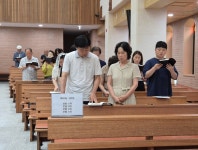 본당 방문과 구역 개편 후 첫 구역미사 - †..... 2025년 - 갈전 마티아 성당 영주 가흥동 성당 성전건립 관련 본당 방문과 구역 개편 후 첫 구역미사