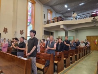 받아들이는 예식 - 예비자교리반 - 천주교 서울대교구 도림동성당 지극히 거룩하신 삼위일체 대축일 - 24년 성탄예비교리반 받아들이는 예식