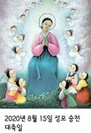 2020.8.15.성모승천대축일 - 전례 꽃꽂이 - 천주교 제주교구 광양성당 2020.8.15.성모승천대축일