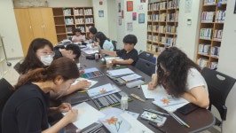 보태니컬 아트 7,8 차시 - 도서관 소식 - 꿈꾸는새마을작은도서관 보태니컬 아트 7,8 차시