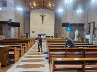 용당구역 성당청소 26-01-03 - 본당 소식 - 천주교 제주교구 신창성당 용당구역 성당청소 26-01-03