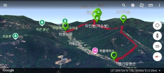 충북 제천 금수산 학현식당~와폭~학봉~암릉~킹콩바위~손바닥바위~미인봉(저승봉)~조가리봉~궁뎅이바위~별가람팬션 gpx [참고용] - 루트(트렉)... 