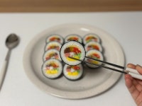 귀여운 김천 김밥축제 굿즈와 돈까스 김밥 - 별마당 - cafe 별장 귀여운 김천 김밥축제 굿즈와 돈까스 김밥