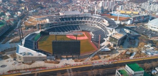 1월 12일자 대전 신축 야구장 현장 사진 - 한국 계획&공사현장 - 세계의 경기장 1월 12일자 대전 신축 야구장 현장 사진