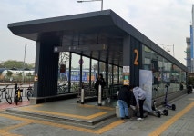 김포골든라인 풍무역 - 역, 정거장 - Rail+ 철도동호회 김포골든라인 풍무역