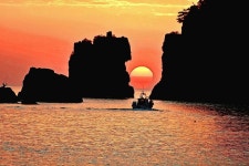 해금강 사자바위 일출 - 초대사진방 - 향유 냄새 나는 집 해금강 사자바위 일출