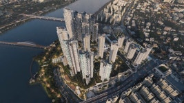 압구정 3구역 설계안 - 기호 1번 해안건축 - 동네마당 - 소주담(談) : 소소한 주민들의 이야기 압구정 3구역 설계안 - 기호 1번 해안건축