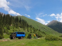 [카자흐-키르기 2개국] 콕자일라우-차린케년-알틴아라산(3,905m)... 2개국] 콕자일라우-차린케년-알틴아라산(3,905m)-아라콜호수 트레킹 9일