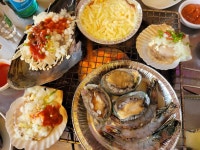 태종대 조개구이 - 지금 먹고있어요 - ★부산 맛집기행★ 태종대 조개구이