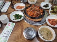 부대찌개 맛집인데 두루치기도 일품인 맘은 콩밭에 - 　다녀왔어요 (전주) - 전주 맛집 부대찌개 맛집인데 두루치기도 일품인 맘은 콩밭에