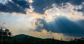 빛내림 - ――······· 자연풍경 사진 - 너에게 편지를 빛내림