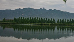 비내리던날 서울대공원 호수 - ――······· 자연풍경 사진 - 너에게 편지를 비내리던날 서울대공원 호수