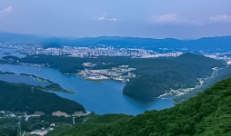 춘천 삼악산 호수케이불카 - ――······· 자연풍경 사진 - 너에게 편지를 춘천 삼악산 호수케이불카