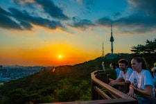 남산 해넘이 - ――······· 자연풍경 사진 - 너에게 편지를 남산 해넘이