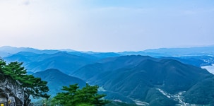 춘천 삼악산 호수케이불카 - ――······· 자연풍경 사진 - 너에게 편지를 춘천 삼악산 호수케이불카
