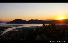 순천만의 일몰 - ――······· 자연풍경 사진 - 너에게 편지를 순천만의 일몰