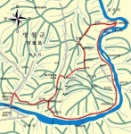 영월 잣봉(537m) - 동강 어라연길 - 등산지도 - 조폐 추억 영월 잣봉(537m) - 동강 어라연길