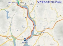 남파랑길 48코스 : 하동 섬진교 - 광양 섬진강 자전거길 - 진월정공원 - 등산지도 - 조폐 추억 남파랑길 48코스 : 하동 섬진교 - 광양 섬진강... 