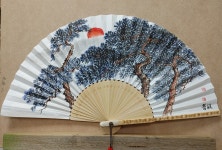부채40개연작20-4 - 이보-부채그림들 - 이보김병균 한국화 화실 부채40개연작20-4