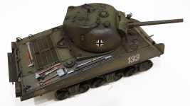 용산 아이파크문화센터 김우진님의 Tamiya 타미야 1/35 M4A3 Sherman 셔먼 - 수강생 작품 갤러리 - 프라모델 튜닝타임즈 용산... 
