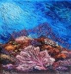 바다 속에서 그림을 그리는 화가 - 엽기사진실 - 이종격투기 바다 속에서 그림을 그리는 화가