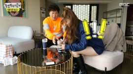 진짜 숨막히게 어색한 정준하와 러블리즈 미주.jpg - 엽기사진실 - 이종격투기 진짜 숨막히게 어색한 정준하와 러블리즈 미주.jpg