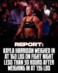 경기 당일 라이트급 몸무게를 상회한 카일라 해리슨 - 뉴스/인터뷰(해외) - 이종격투기 경기 당일 라이트급 몸무게를 상회한 카일라 해리슨