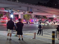 도주하던 음주suv 한남오거리서 2차사고 피해자 1명사망 2명중상... 도주하던 음주suv 한남오거리서 2차사고 피해자 1명사망 2명중상